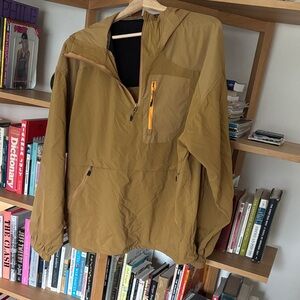 Women's Lightweight Tan Hooded Jacket